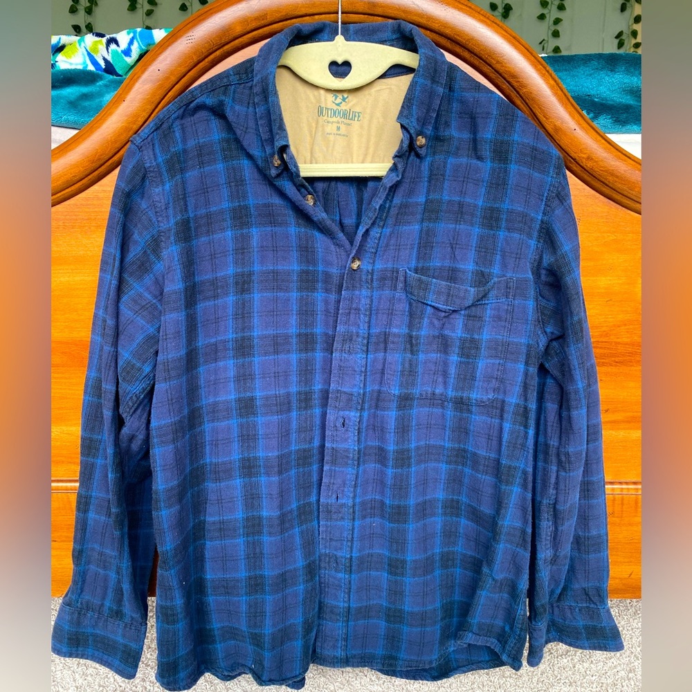 Vintage outdoor life flannel